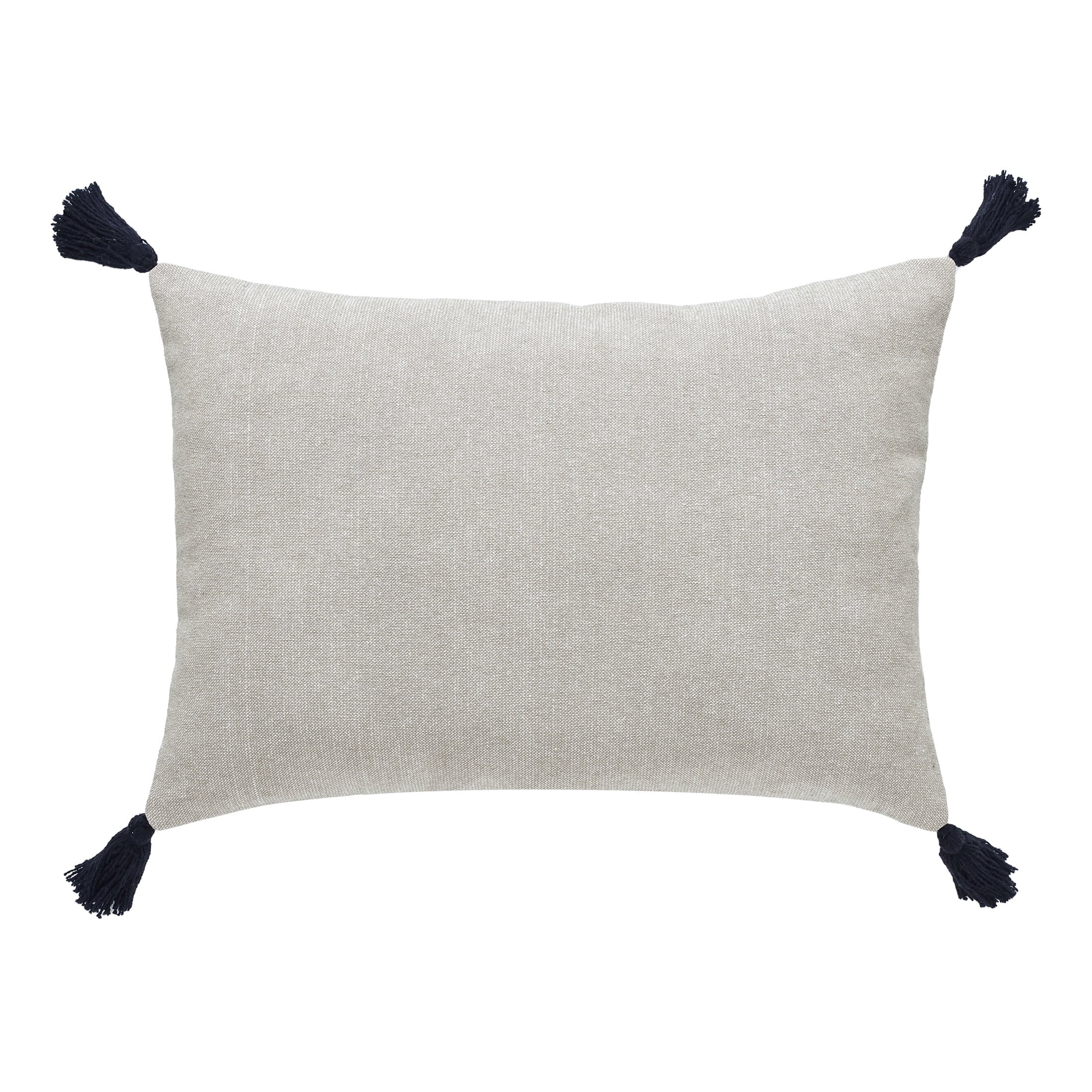 Faith Throw Pillow, 14 X 20, Tan & Black